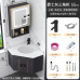 Triangle Space Aluminum Bathroom Vanity Sink Combo