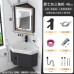Triangle Space Aluminum Bathroom Vanity Sink Combo