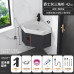 Triangle Space Aluminum Bathroom Vanity Sink Combo