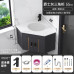 Triangle Space Aluminum Bathroom Vanity Sink Combo