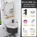 Triangle Space Aluminum Bathroom Vanity Sink Combo