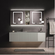 Luxury Scandinavian Design Custom Bathroom Vanity Set Luxury Scandinavian Design Custom Bathroom Vanity Set