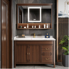 New Chinese Oak Bathroom Vanity Sink Combo New Chinese Oak Bathroom Vanity Sink Combo