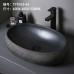 Black Ceramic Basin Vintage Washbasin Bathroom Sink Facewash Basin Balcony Water Basin Outdoor Basin Black Ceramic Basin Vintage Washbasin Bathroom Sink Facewash Basin Balcony Water Basin Outdoor Basin