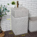 Outdoor Courtyard Stone Handwashing Basin Granite Pillar Face Washing Basin