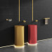 Luxury Stainless Steel Pillar Basin Floor Standing Washbasin