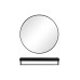 Nordic Minimalist Bathroom Mirror and Shelf Nordic Minimalist Bathroom Mirror and Shelf