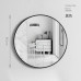 Nordic Minimalist Bathroom Mirror and Shelf Nordic Minimalist Bathroom Mirror and Shelf
