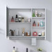 Space Aluminum Bathroom Cabinet Mirror Cabinet Combination Washroom Storage Box Mirror Box Bathroom Wall Mounted Storage Mirror