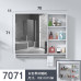 Space Aluminum Bathroom Cabinet Mirror Cabinet Combination Washroom Storage Box Mirror Box Bathroom Wall Mounted Storage Mirror