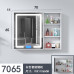 Space Aluminum Bathroom Cabinet Mirror Cabinet Combination Washroom Storage Box Mirror Box Bathroom Wall Mounted Storage Mirror