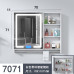 Space Aluminum Bathroom Cabinet Mirror Cabinet Combination Washroom Storage Box Mirror Box Bathroom Wall Mounted Storage Mirror