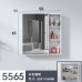 Space Aluminum Bathroom Cabinet Mirror Cabinet Combination Washroom Storage Box Mirror Box Bathroom Wall Mounted Storage Mirror