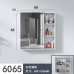 Space Aluminum Bathroom Cabinet Mirror Cabinet Combination Washroom Storage Box Mirror Box Bathroom Wall Mounted Storage Mirror