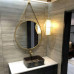 Nordic Bathroom WallMounted Circular Mirror