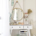 Nordic Bathroom WallMounted Circular Mirror