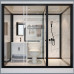 Integrated Glass Shower Room for Home Bathroom Separated DryWet Integrated Glass Shower Room for Home Bathroom Separated DryWet