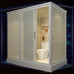 Integrated Glass Shower Room for Home Bathroom Separated DryWet Integrated Glass Shower Room for Home Bathroom Separated DryWet