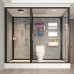 Integrated Glass Shower Room for Home Bathroom Separated DryWet Integrated Glass Shower Room for Home Bathroom Separated DryWet