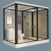 Integrated Glass Shower Room for Home Bathroom Separated DryWet Integrated Glass Shower Room for Home Bathroom Separated DryWet