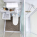 Integrated Toilet with Shower Room Separation for Home Dry and Wet Use