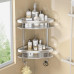 Bathroom Wall Mounted Triangular Shelves Toilet Vanity Storage Rack