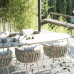 Nordic Outdoor Table Chair Patio Villa Garden Balcony Furniture Set