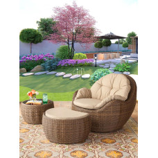 Outdoor Natural Rattan Furniture Set