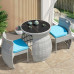 Outdoor Patio Balcony Table Chair Sets