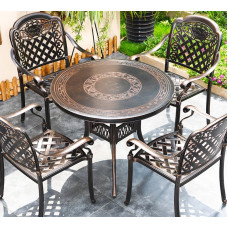 Outdoor Aluminum Table and Chair Set for Home Patio Garden Use Outdoor Aluminum Table and Chair Set for Home Patio Garden Use