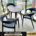 Outdoor Simple and Modern Rattan Furniture Outdoor Simple and Modern Rattan Furniture