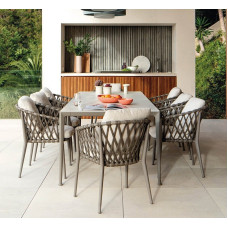Outdoor Rattan Chair Table Modern and Leisure Set