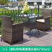 Outdoor Rattan Furniture Set for Patio Balcony Cafe Bistro Terrace Umbrella Outdoor Rattan Furniture Set for Patio Balcony Cafe Bistro Terrace Umbrella
