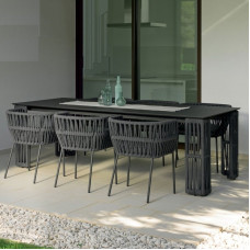 Outdoor Rattan Chair Table Set