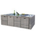 Outdoor Patio Rattan Table Chairs Set