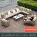 Outdoor Rattan Sofa Set for Patio Relaxation Outdoor Rattan Sofa Set for Patio Relaxation