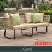 Outdoor Rattan Sofa Set for Patio Relaxation Outdoor Rattan Sofa Set for Patio Relaxation
