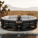 Outdoor Garden Villa Arc Sofa Set Aluminum Alloy Waterproof Sun Protection Outdoor Garden Villa Arc Sofa Set Aluminum Alloy Waterproof Sun Protection