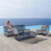 Nordic Outdoor Wicker Furniture Garden Patio Aluminum Sofa Set Balcony Hotel Villa Home Furniture Nordic Outdoor Wicker Furniture Garden Patio Aluminum Sofa Set Balcony Hotel Villa Home Furniture