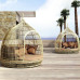 Outdoor Wicker Birdcage Lounger Furniture Outdoor Wicker Birdcage Lounger Furniture