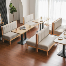 Tea Milk Shop Cafe Bar Clean Bar Western Restaurant Table Chair Set Cold Drink Shop Rest Area Solid Wood Card Seat Sofa Tea Milk Shop Cafe Bar Clean Bar Western Restaurant Table Chair Set Cold Drink Shop Rest Area Solid Wood Card Seat Sofa
