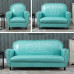 American Retro Bar Cafe Couches Single Three Person Leather Sofas Clothing Store Bedroom Industrial Style Cheap