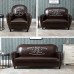 American Retro Bar Cafe Couches Single Three Person Leather Sofas Clothing Store Bedroom Industrial Style Cheap