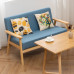 Minimalist Tea Shop Cafe Hotel Negotiations B and B Card Seats Solid Wood Double Sofa Table Chairs Minimalist Tea Shop Cafe Hotel Negotiations B and B Card Seats Solid Wood Double Sofa Table Chairs