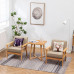 Minimalist Tea Shop Cafe Hotel Negotiations B and B Card Seats Solid Wood Double Sofa Table Chairs Minimalist Tea Shop Cafe Hotel Negotiations B and B Card Seats Solid Wood Double Sofa Table Chairs