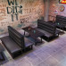 Industrial Retro Bar Cafe Western Restaurant Music Diner BBQ Pub Sofa Lounge Tables Chairs