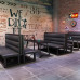 Industrial Retro Bar Cafe Western Restaurant Music Diner BBQ Pub Sofa Lounge Tables Chairs