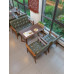 Vintage Bar Coffee House Dining Table Chair Set Lounge Seating Cafe Milkshake Bar Commercial and Leisure