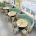 Cafe with Custom Sofas Drinks and Dining Set Cafe with Custom Sofas Drinks and Dining Set