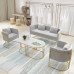 Scandinavian Iron Luxury Lounge Chair Set Scandinavian Iron Luxury Lounge Chair Set